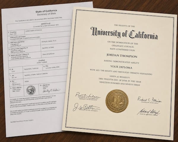 Apostille Your California Diploma or Degree — Apostille San Francisco